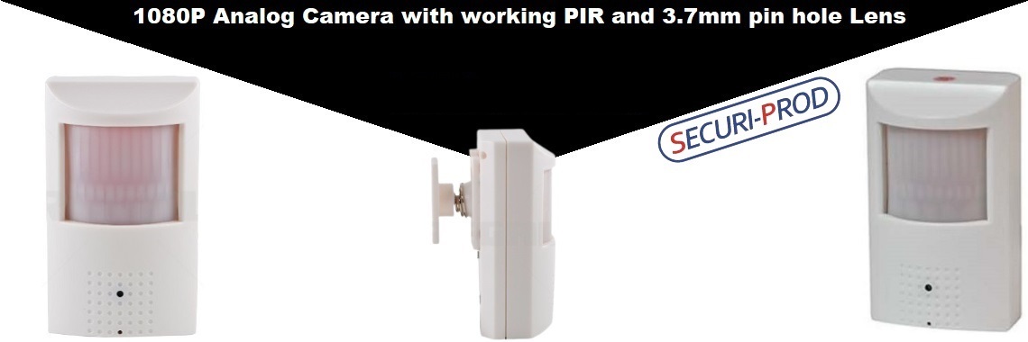 1080P Analog Camera with PIR and 3.7mm pin hole lens