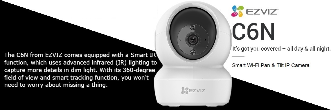 EZVIZ Smart Wi-Fi Pan & Tilt IP Camera