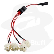 Securi-Prod DC Plug 4 Way Splitter with Connectors