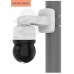 Wall & Pole Mount Bracket Aluminum Used with Hanwha PTZ CC1680 & CC168