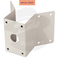 Corner Mount Adapter Aluminum Used with Hanwha PTZ CC1680 & CC1681