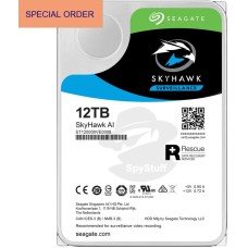 Seagate 12TB HDD Surveillance Storage SkyHawk AI Drive 3.5 Size SATA