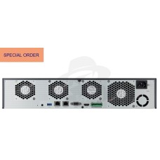 Hanwha 16 CH X-Series NVR 140Mbps No PoE HDMI & VGA 8 SATA Bays